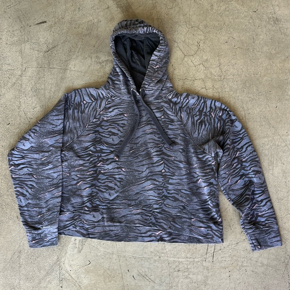 Gray Tygers Raglan Oversized Terry Hoodie